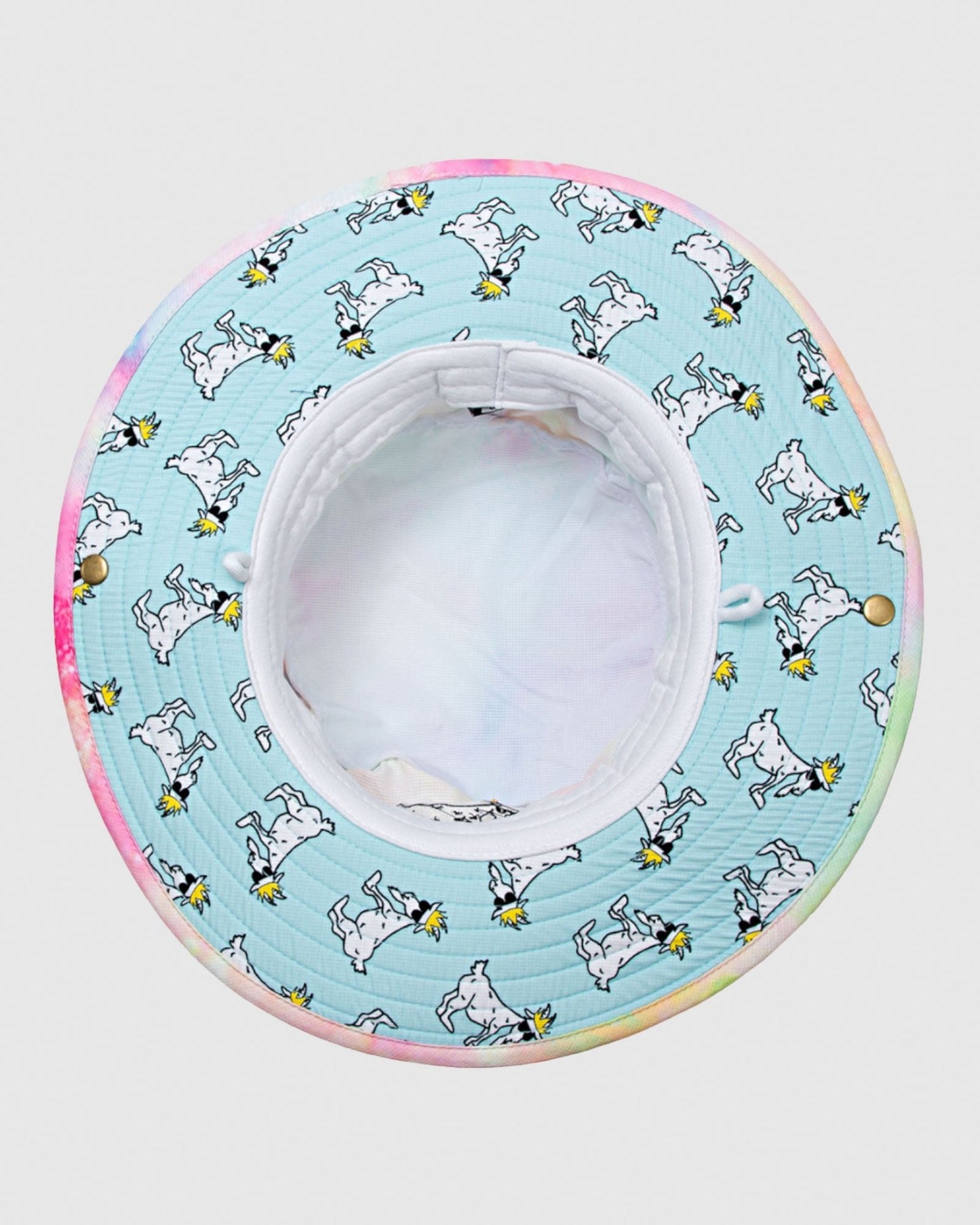 Bottom of Tie-Dye Bucket Hat