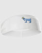 White headband with blue goat#color_white