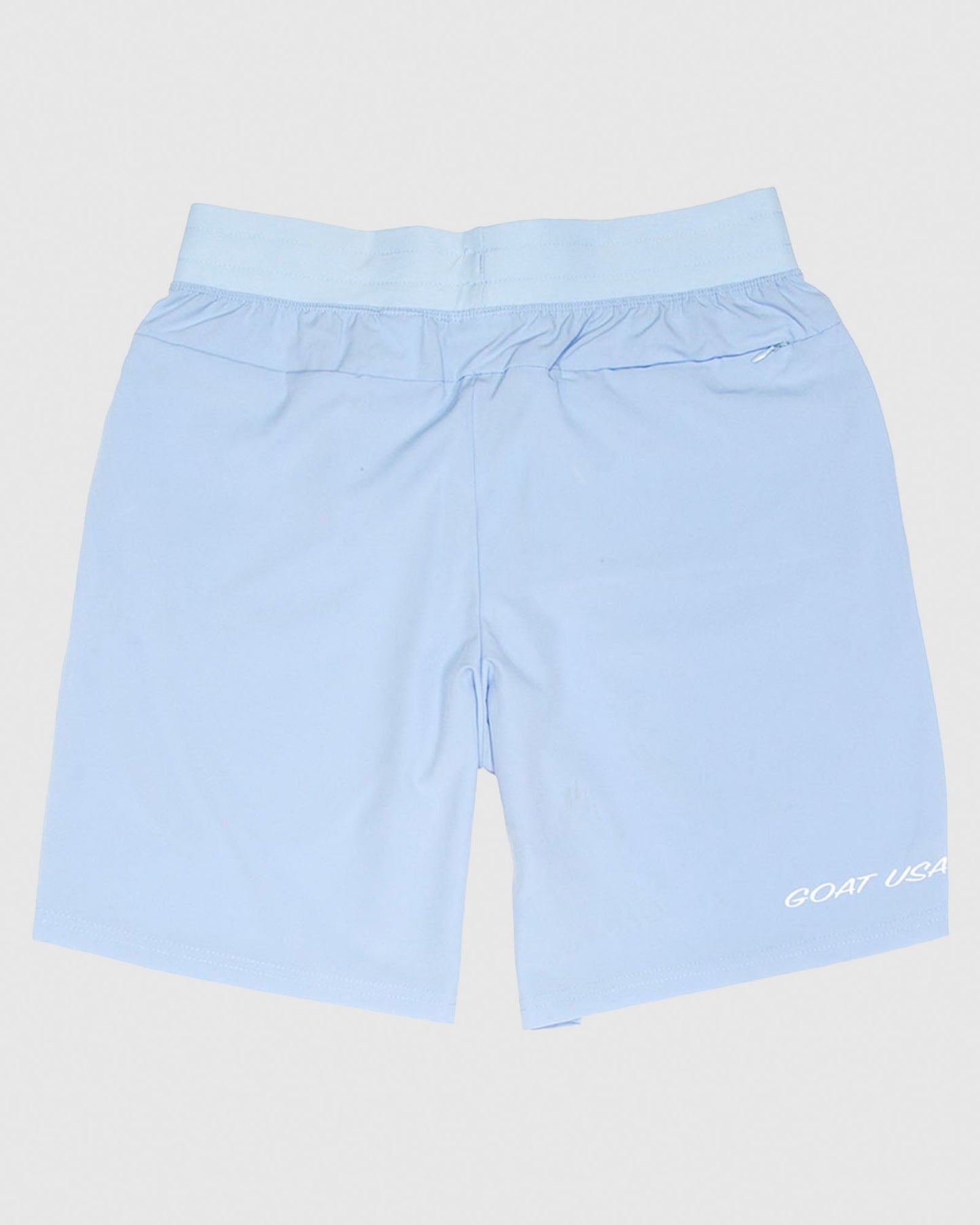 Back of carolina blue OG Men's Athletic Shorts#color_carolina-blue