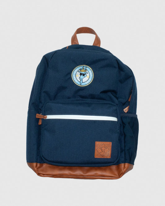 Front of navy OG Backpack#color_navy