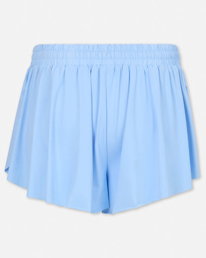 Back of women's carolina blue butterfly shorts#color_carolina-blue