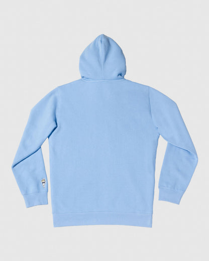 Back of Carolina Blue sherpa-lined full-zip sweatshirt#color_carolina-blue