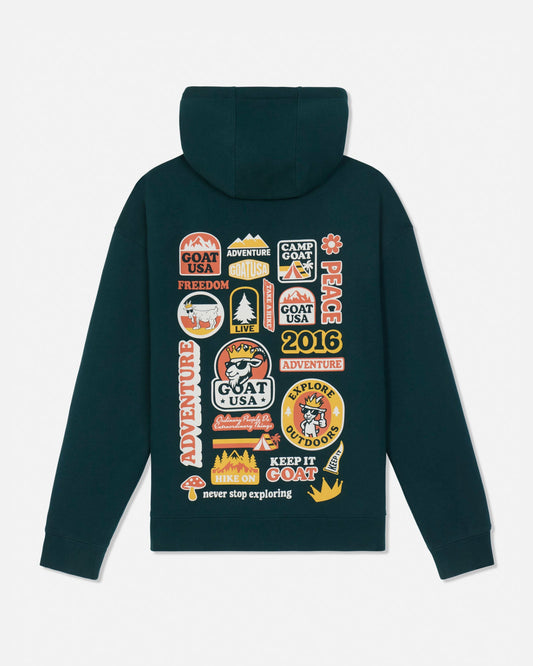 Kids' Patch Hooded Sweatshirt
