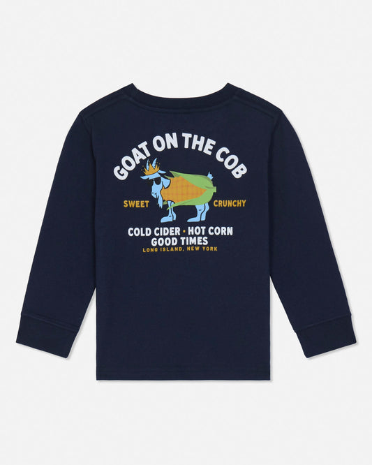 Kids' GOAT on the Cob Long Sleeve Shirt