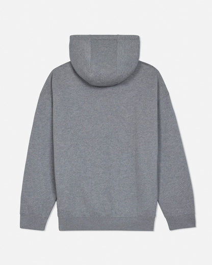 Back of gray hoodie