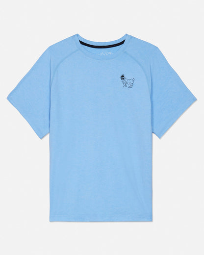 Front of carolina blue GOAT USA athletic t-shirt #color_carolina-blue
