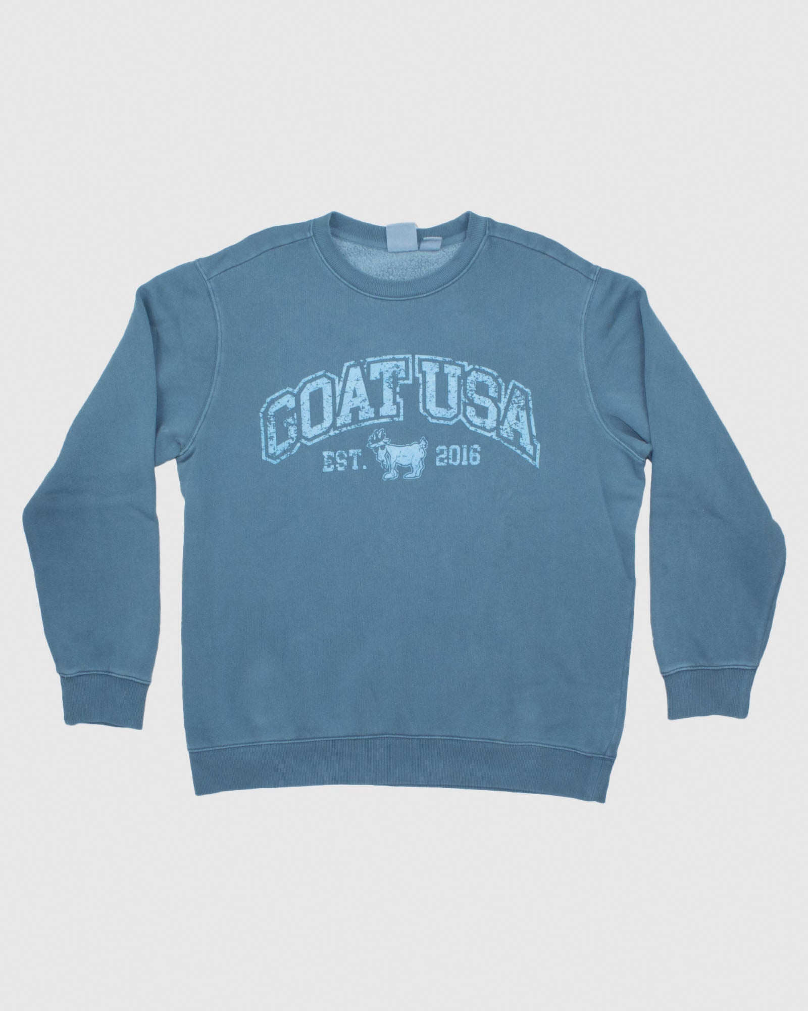 Front of slate Linden Crewneck Sweatshirt#color_slate