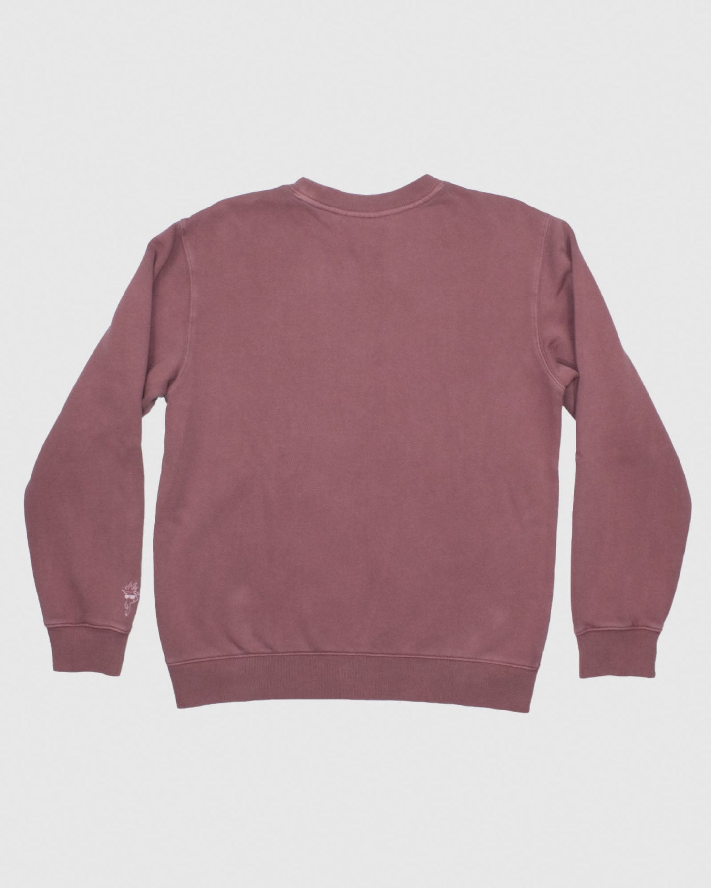 Back of crimson Linden Crewneck Sweatshirt#color_crimson