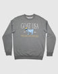 Front of gray OG North Tyson Crewneck Sweatshirt#color_gray