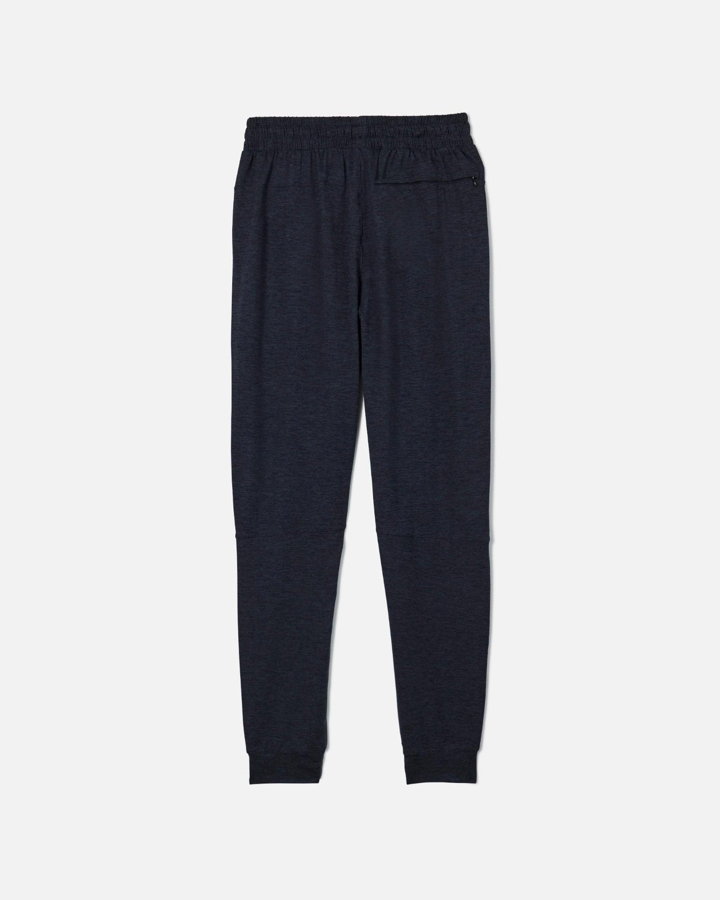 Back of black lightweight joggers#color_black