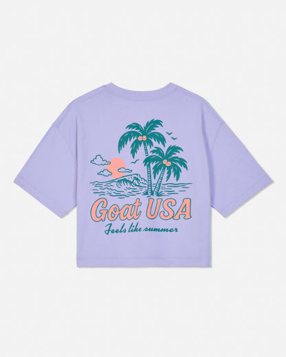 Girls' Summer Crop Tee
