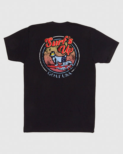 Back of black Surf T-Shirt