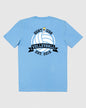 Back of carolina blue Volleyball T-Shirt