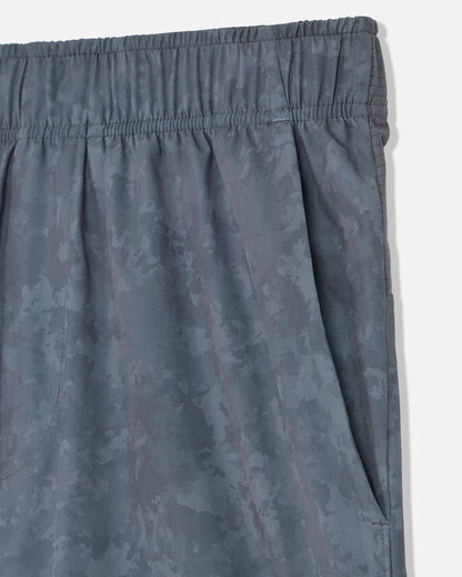 Gray camouflage shorts on a light gray background#color_storm-gray-camo