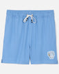 Front of carolina blue men's dot mesh shorts#color_carolina-blue