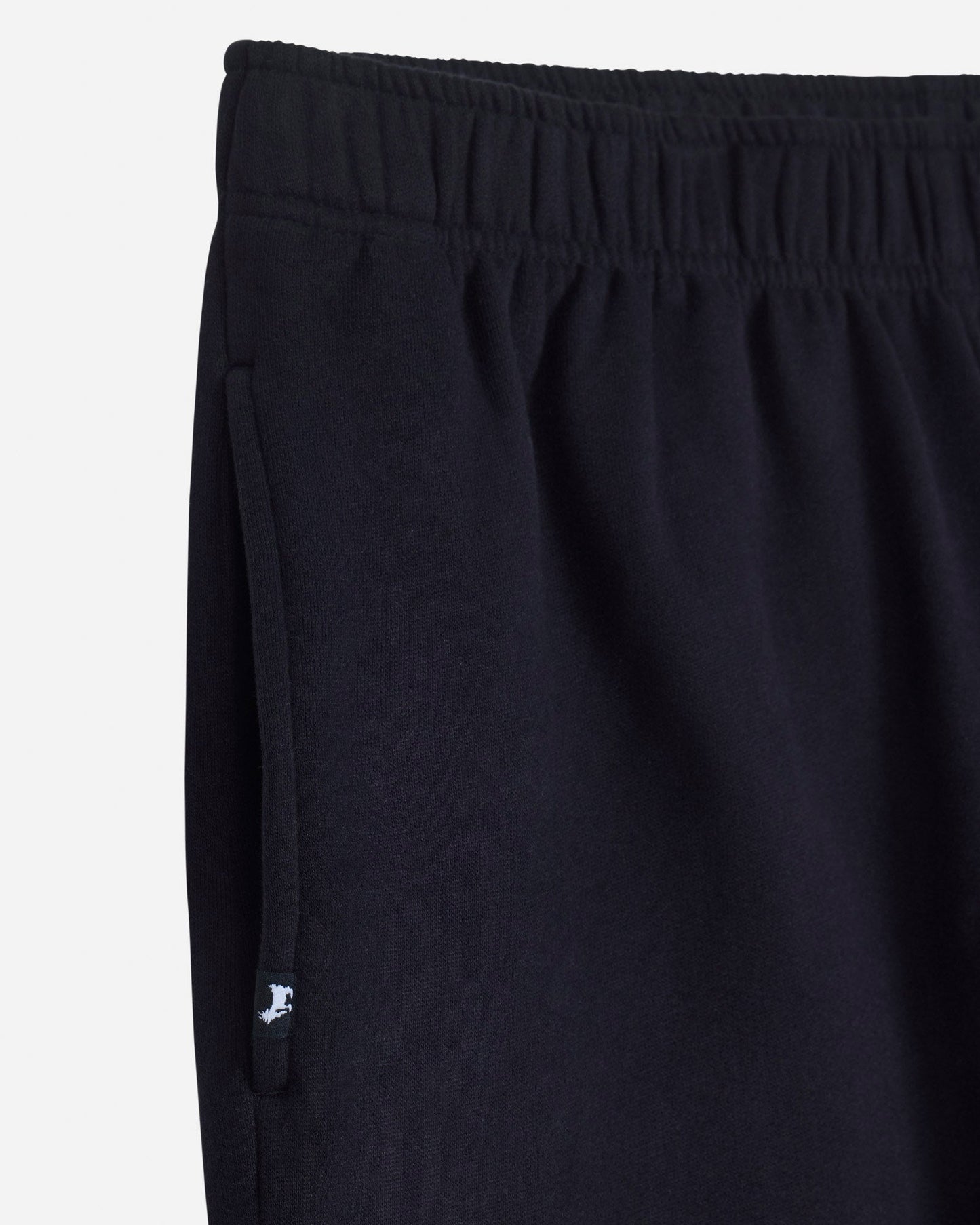 Close-up of pocket on black sweatpants#color_black