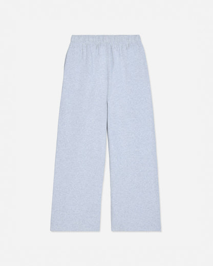 Back of gray heather wide leg sweatpants#color_pale-gray-heather