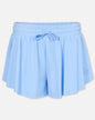 Front of women's carolina blue butterfly shorts#color_carolina-blue