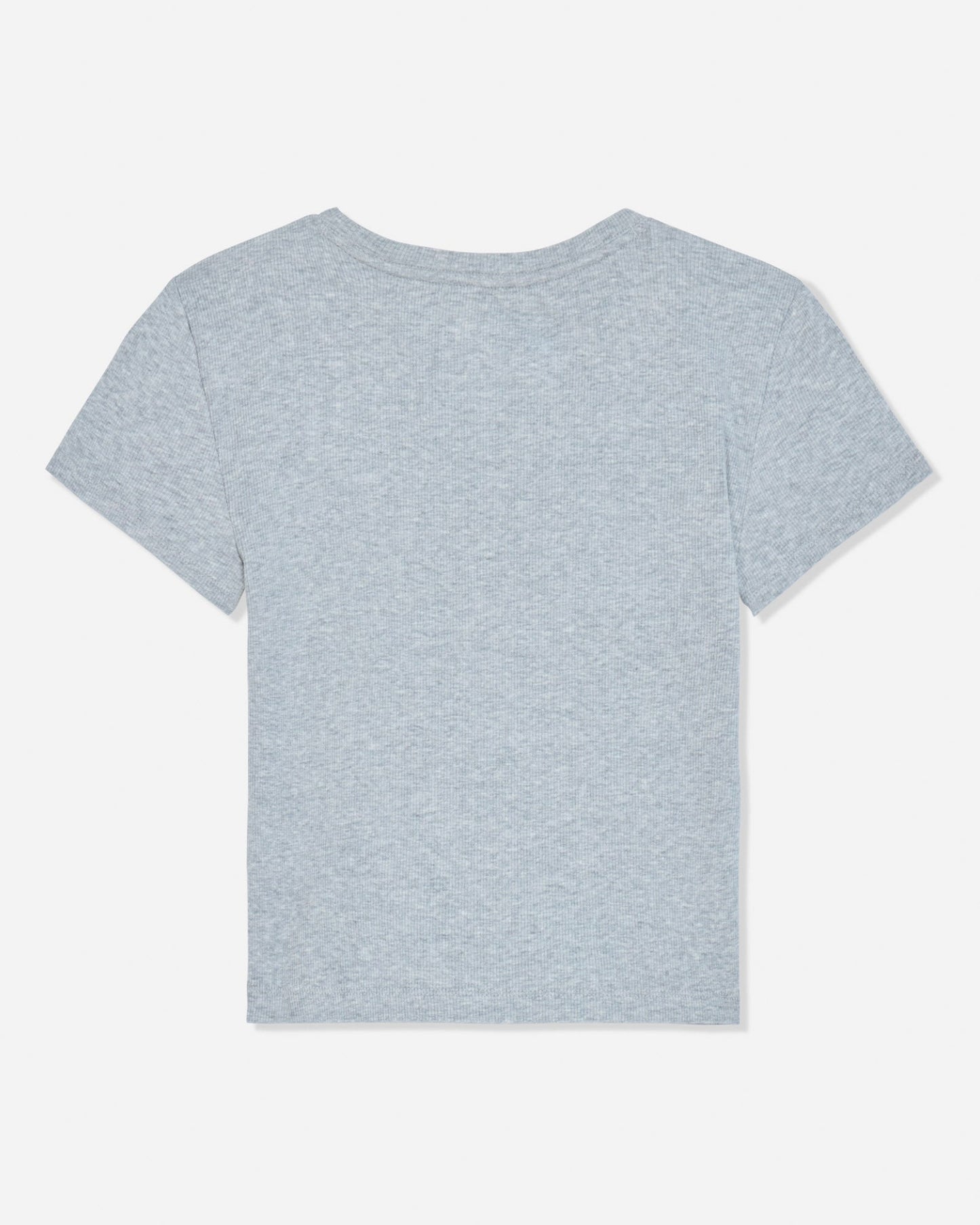 Back of gray ribbed tee#color_pale-gray