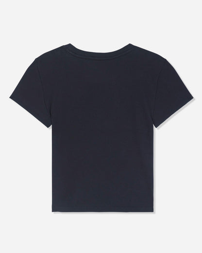 Back of black ribbed tee#color_black