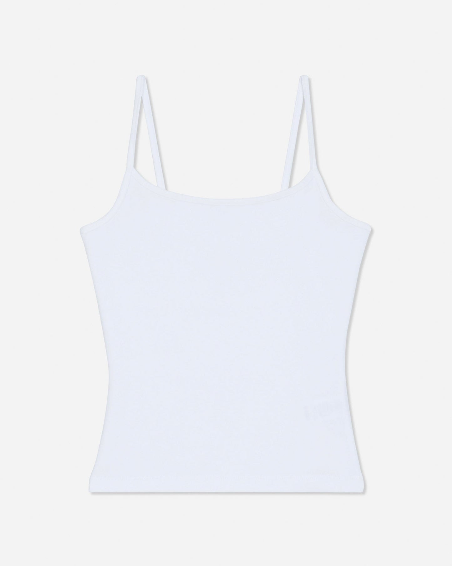 Front of white cami tank top#color_white