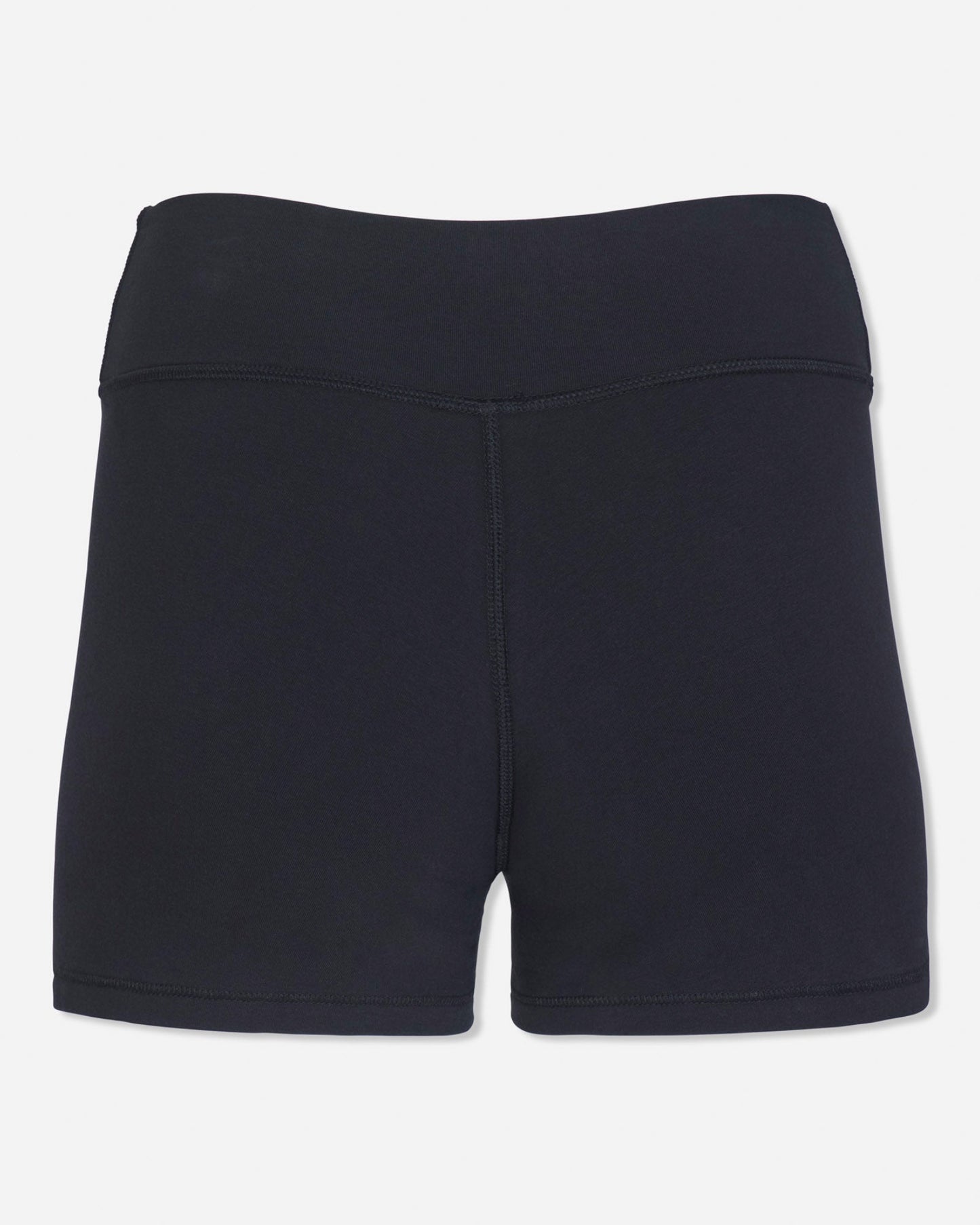 Back of black biker shorts#color_black