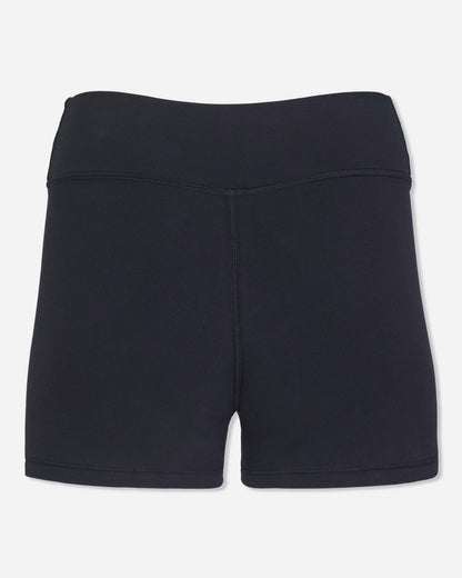 Back of black biker shorts#color_black