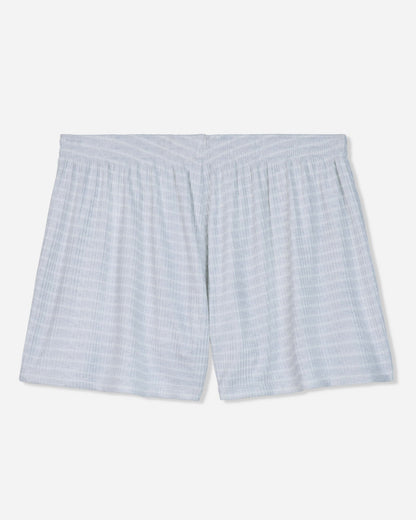 Back of gray pajama shorts#color_pale-gray-heather