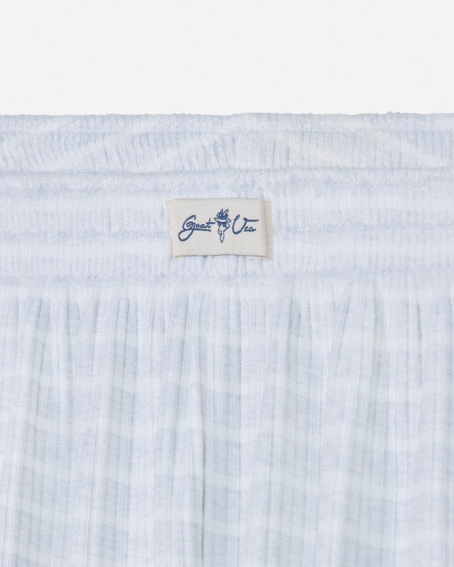 Close-up of gray pajama shorts#color_pale-gray-heather