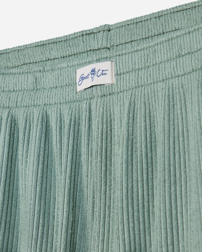 Close-up of steeped sage pajama shorts#color_steeped-sage