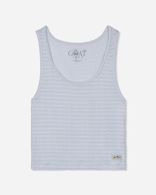 Front of pale gray heather pajama tank#color_pale-gray-heather