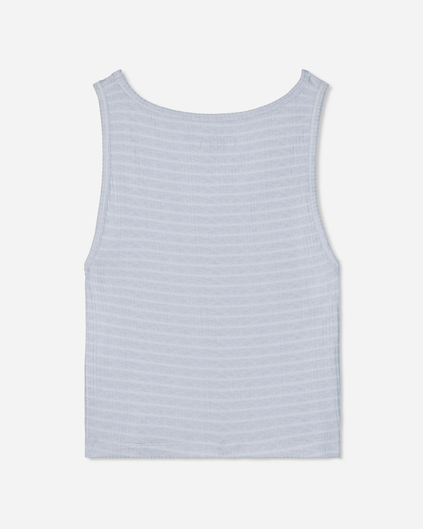Back of pale gray heather pajama tank#color_pale-gray-heather