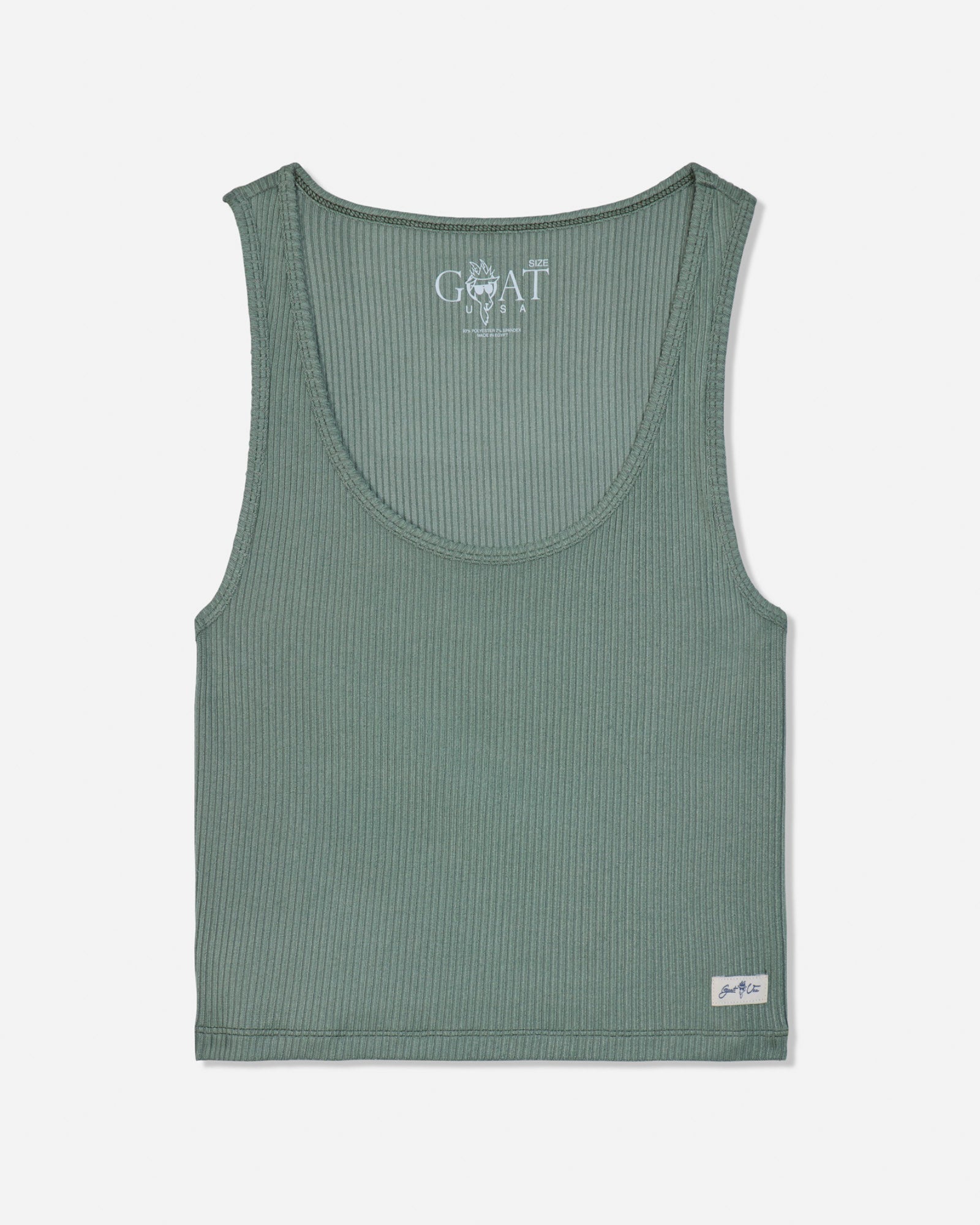 Front of steeped sage pajama tank#color_steeped-sage