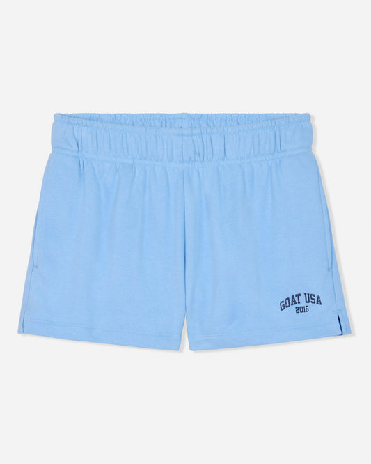 Front of carolina blue sweat shorts#color_carolina-blue