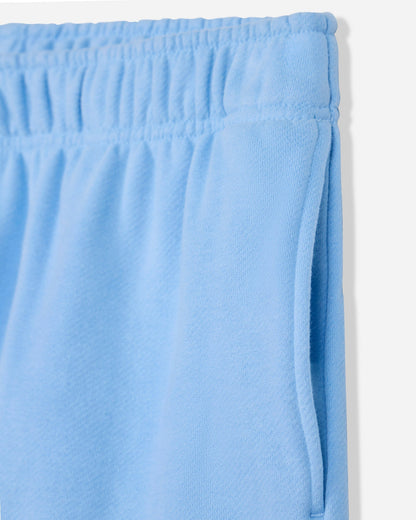 Close-up of pocket of carolina blue sweat shorts#color_carolina-blue