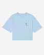 Light blue t-shirt with a small embroidered design on a white background#color_delicate-blue
