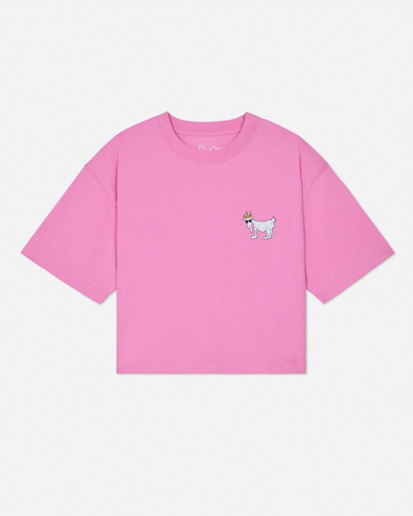 Pink boxy t-shirt#color_paradise-pink