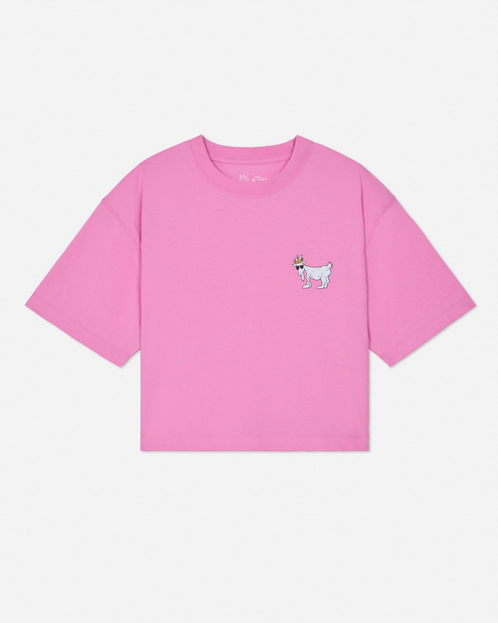 Pink boxy t-shirt#color_paradise-pink