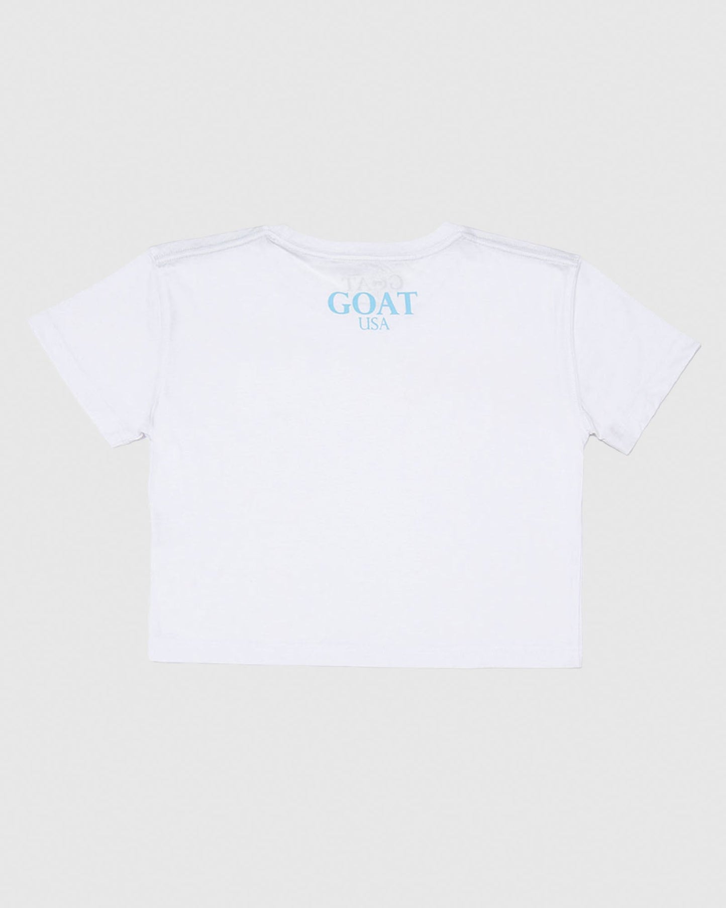 Back of white OG Women's Crop Top#color_white