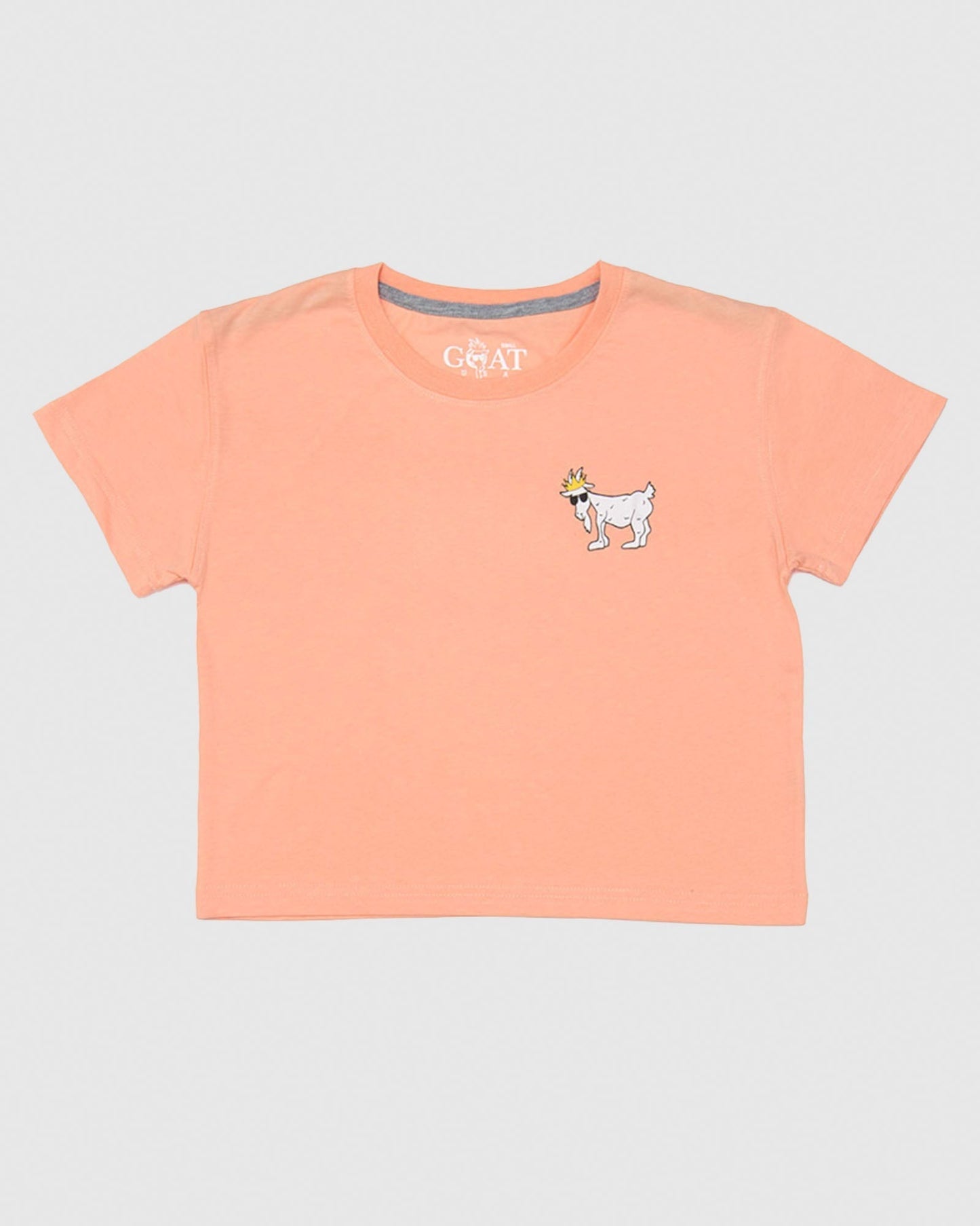 Front of peach cream OG Women's Crop Top#color_peach-cream