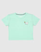 Front of mint OG Women's Crop Top#color_mint