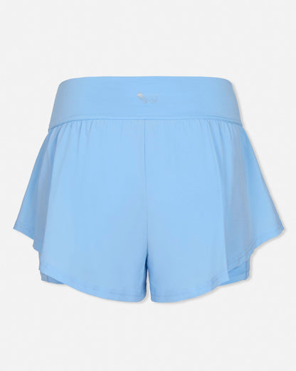 Light blue shorts on a white background#color_carolina-blue