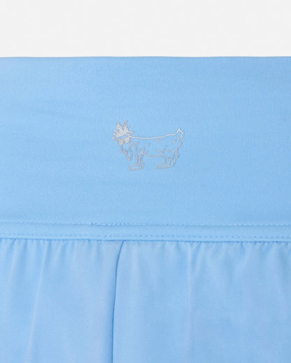 Light blue short with a subtle logo on a white background#color_carolina-blue