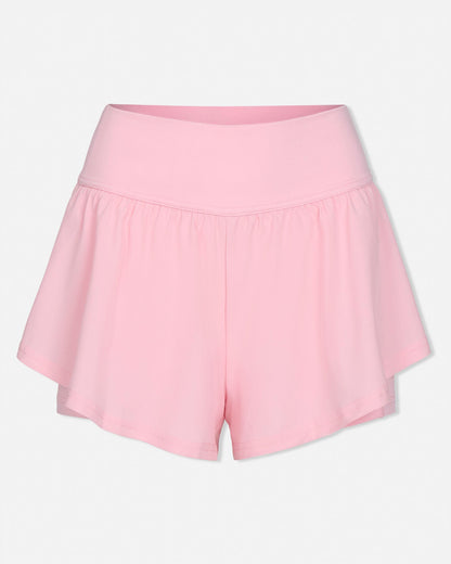 Pink shorts on a light gray background#color_pink