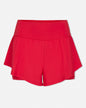 Red shorts on a white background#color_poinsettia