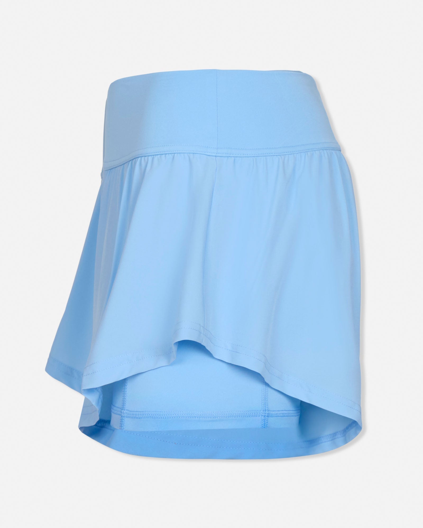 Light blue skirt short on a white background#color_carolina-blue