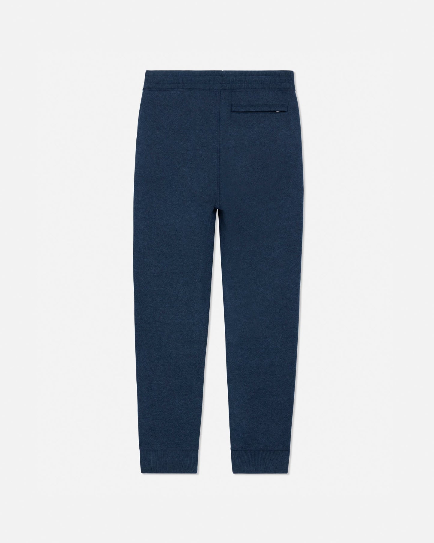 Navy blue pants on a white background