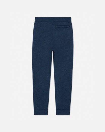 Navy blue pants on a white background