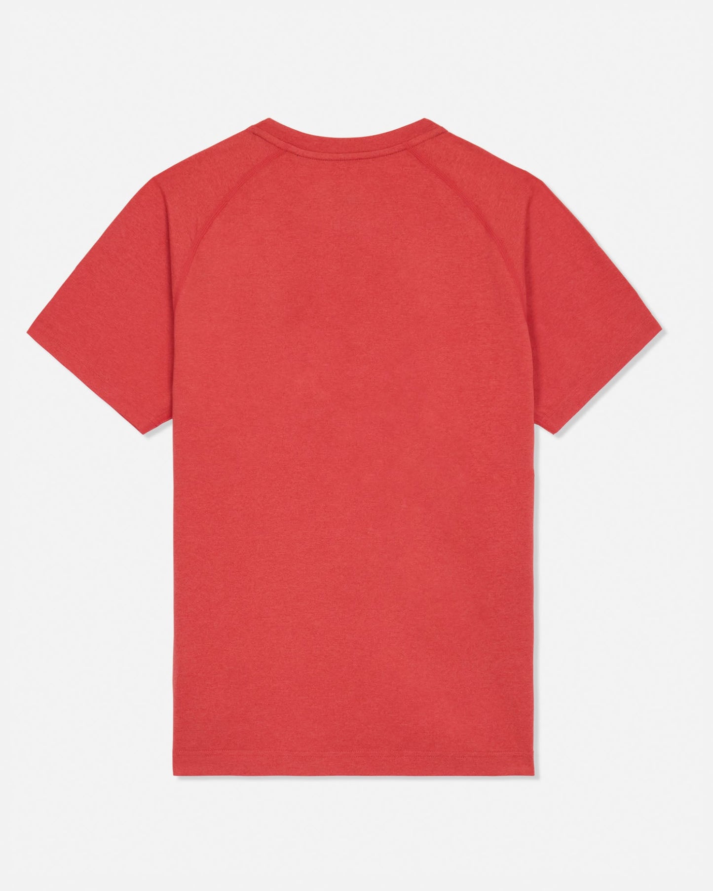 Red t-shirt on a white background#color_poinsettia