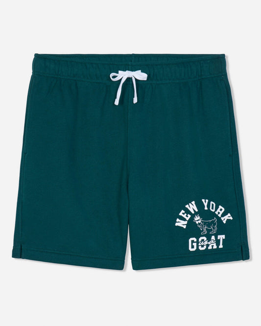 Front of sage french terry shorts#color_sage